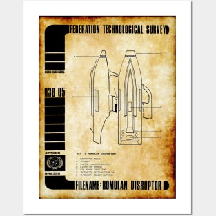 Federation Technological Survey NextGen Alien Weapon Posters and Art